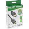 Cabo HDMI Ultra High Speed Slim InLine AM/CM 8K4K dourado preto 1m
