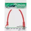 Cabo de rede F/UTP Cat.5e InLine vermelho 0,3 m