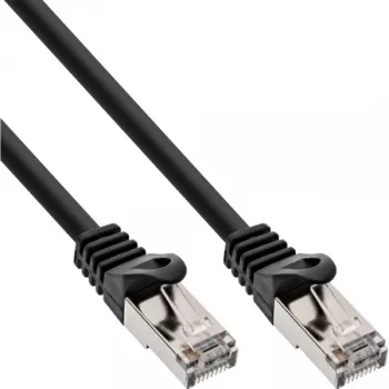 Cabo de rede F/UTP Cat.5e InLine preto 1,5 m