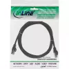 Cabo de rede F/UTP Cat.5e InLine preto 1,5 m