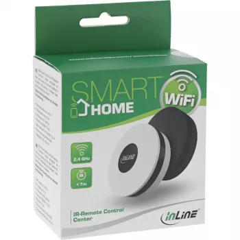 Central de comando por infravermelhos InLine SmartHome 40163 preta