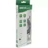 Cabo Micro-USB 2.0 InLine, USB Type-A / Micro-B M/M, preto/alu, flexível, 5m