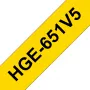 Fita de rotulagem Brother HGE-651V5