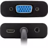 Cabo conversor InLine HDMI para VGA com áudio, conversor de vídeo ativo, preto