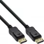 Cabo DisplayPort InLine preto dourado 10 m