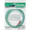 Cabo de fibra ótica duplex InLine LC/ST 50/125µm OM3 7.5m