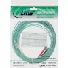 Cabo de fibra ótica duplex InLine LC/ST 50/125µm OM3 15m