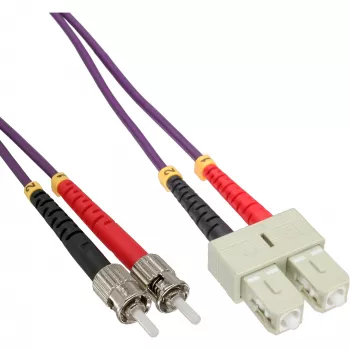 Cabo de fibra ótica duplex SC/ST InLine 82502P 50/125µm OM4 2m