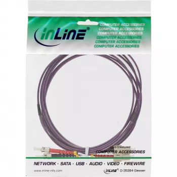 Cabo de fibra ótica duplex SC/ST InLine 82502P 50/125µm OM4 2m