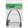 Cabo HDMI High Speed InLine com Ethernet, angular, 0,3 m