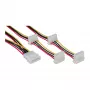 Cabo de alimentação interno InLine 29654A 1x Molex 4 pinos / 4x Molex 4 pinos 1m