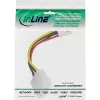 Adaptador de alimentação interno InLine 5,25 polegadas conector fêmea Molex 4 pinos / ficha Floppy 3,5 polegadas 0,06 m