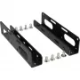 InLine conjunto de suporte para HDD/SSD de 2,5 polegadas para tamanho de HDD de 3,5 polegadas – apenas suporte e parafusos