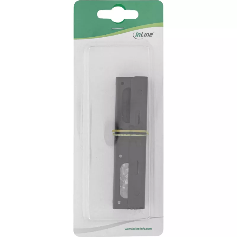 InLine conjunto de suporte para HDD/SSD de 2,5 polegadas para tamanho de HDD de 3,5 polegadas – apenas suporte e parafusos