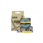 Fita de etiquetas Epson LK-4YAS cinzento amarelo transferência térmica 1,2 cm