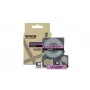 Fita de etiquetas Epson LK-4UBP preto roxo impressão térmica 1,2 cm