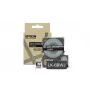Fita de etiquetas Epson LK-6BWJ preto branco transferência térmica 2,4 cm
