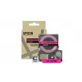 Fita de etiquetas Epson LK-4PBF preto rosa transferência térmica 1,2 cm