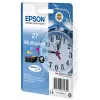 Epson Alarm clock Multipack 3 cores 27 tinta DURABrite Ultra, ciano, magenta, amarelo, tinta pigmentada, 3,6 ml, 1 unid., 300 páginas, multipack