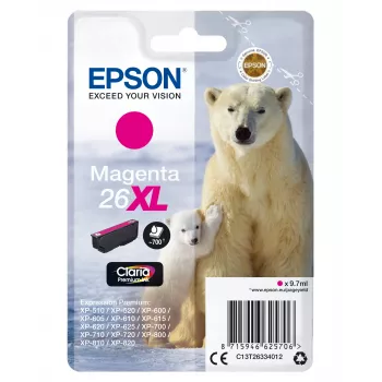 Epson Eisbär pack individual magenta 26XL tinta Claria Premium