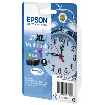Epson Wecker multipack 3 cores 27XL tinta DURABrite Ultra