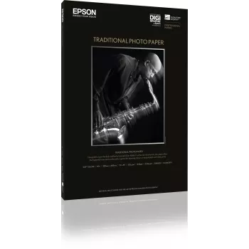 Papel fotográfico tradicional Epson, DIN A2, 330 g/m², 25 folhas