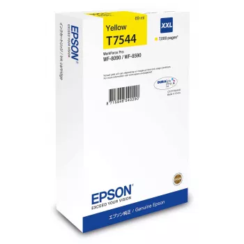 Cartucho de tinta Epson C13T75444N 1 unid. original rendimento extra (super) alto amarelo