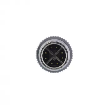 InLine Cabo de rede industrial, M12 de 8 pinos codificação X macho/macho, Cat.6A PUR, 7,5 m