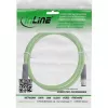 Cabo de rede industrial InLine, M12 4 pinos codificação D macho/macho, PUR 5 m