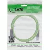 Cabo de rede industrial InLine, M12 8 pinos codificação X macho/macho, Cat.6A PUR 3m