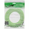 InLine Cabo de rede industrial, M12 de 8 pinos codificação X para RJ45, Cat.6A PUR, 7,5 m