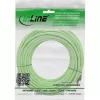 Cabo de rede industrial InLine, M12 8 pinos X-codificado para ficha RJ45, Cat.6A PUR 20m