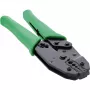 Alicate de cravar InLine Coax HT-336G para RG 58,59,62,174 WBC 110 195/200 240