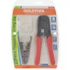 Conjunto de alicates de cravar InLine, para fichas de rede, com RJ45 8P8C e RJ11 6P4C