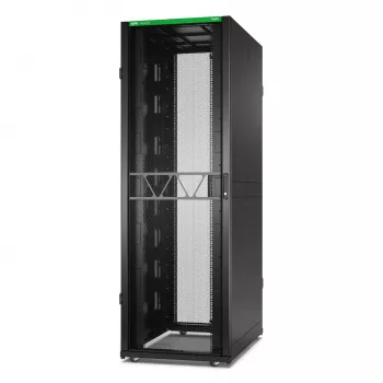 APC NetShelter SX Server Rack Gen 2, 48U, 2258H x 750B x 1200T mm, com painéis laterais, preto