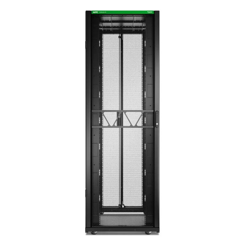 APC NetShelter SX Server Rack Gen 2, 48U, 2258H x 750B x 1200T mm, com painéis laterais, preto