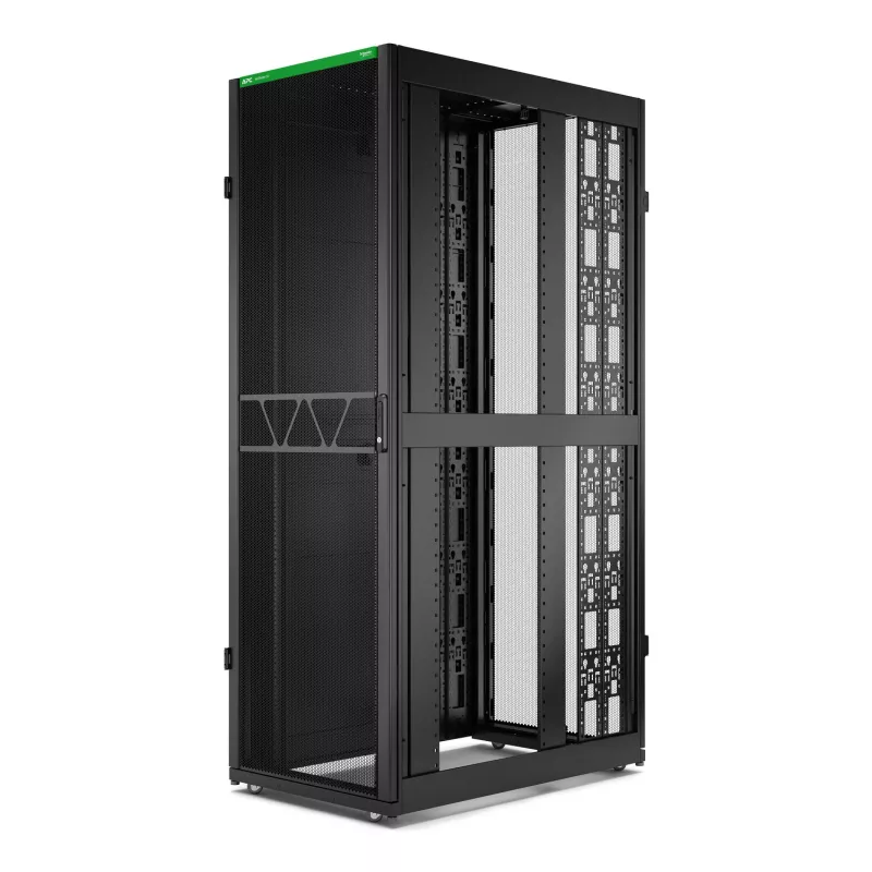 APC NetShelter SX Server Rack Gen 2, 48U, 2258H x 750B x 1200T mm, com painéis laterais, preto