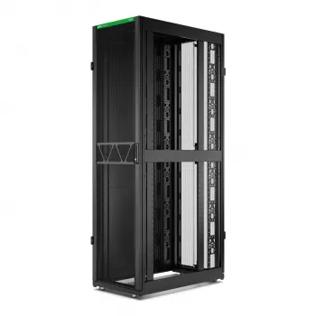 APC NetShelter SX Server Rack Gen 2, 48U, 2258H x 600W x 1070D mm, com painéis laterais, preto