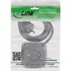 InLine Charging Cube InLine 16499B 3x tomada schuko 2x USB-C 2x USB-A preto 2m