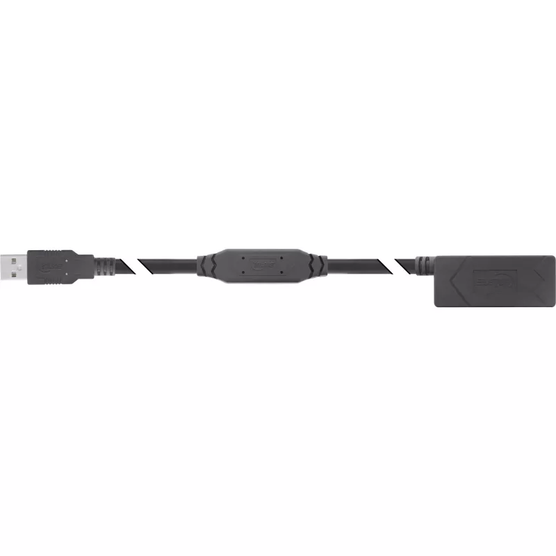 Extensão ativa USB 2.0 InLine USB-A macho/fêmea 25 m 0,48 Gbit/s