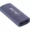 Adaptador USB-C InLine 35900E cinzento conector 1 USB-C conector 2 USB-C