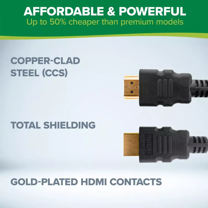 Cabo HDMI InLine, HDMI High Speed com Ethernet, macho/macho, preto, 3 m
