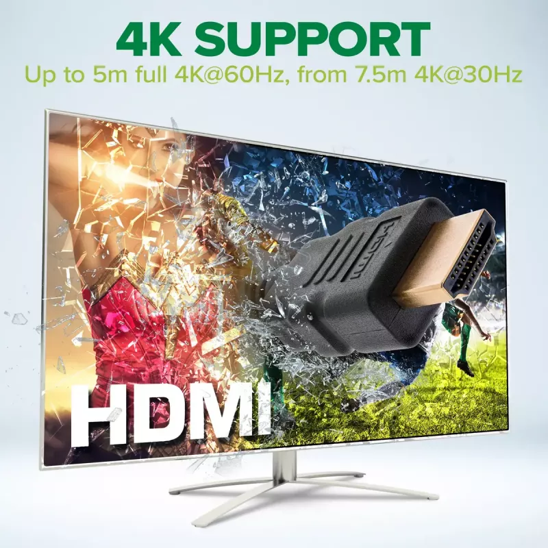 Cabo HDMI InLine, HDMI High Speed com Ethernet, macho/macho, preto, 3 m