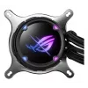 Refrigeração líquida tudo-em-um para CPU ASUS ROG Strix LC II 240 — ventoinha de 120 mm, fluxo de ar de 137,5 m³/h, preto