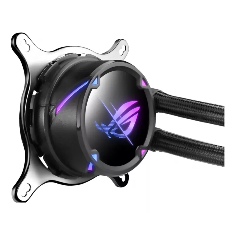 Refrigeração líquida tudo-em-um para CPU ASUS ROG Strix LC II 240 — ventoinha de 120 mm, fluxo de ar de 137,5 m³/h, preto