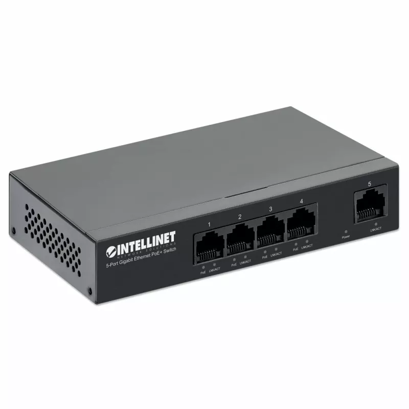 Intellinet 561792 comutador de rede Gigabit Ethernet (10/100/1000) Power over Ethernet (PoE) preto