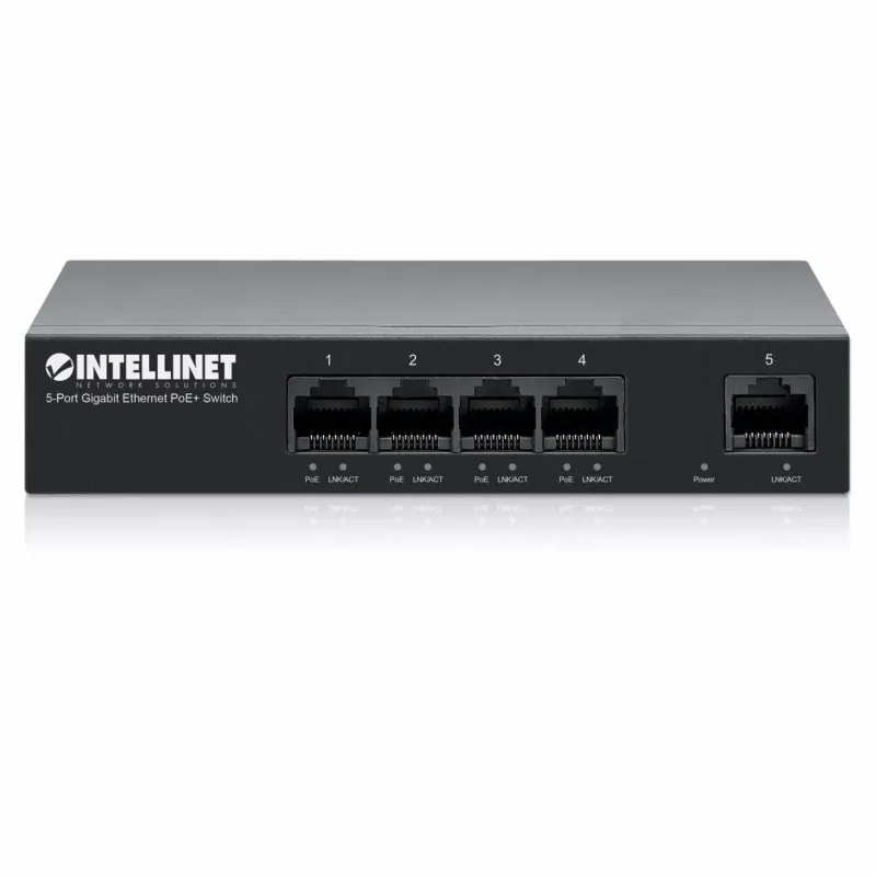Intellinet 561792 comutador de rede Gigabit Ethernet (10/100/1000) Power over Ethernet (PoE) preto