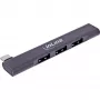 Hub USB-C fino InLine, 4 portas, USB 3.0 + 3x USB 2.0, design fino