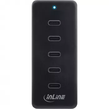 Carregador universal de interior InLine USB-C extensão 5 portas 100W