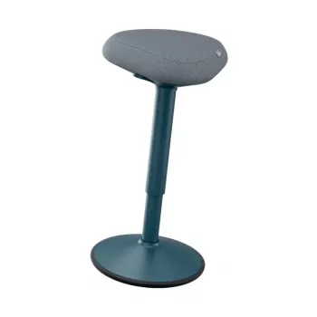 Cadeira de escritório Leitz 65450089 assento acolchoado cinzento estrutura de plástico